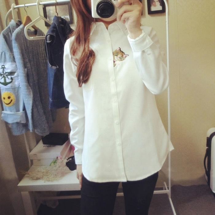 WT5791 Fashion Top White