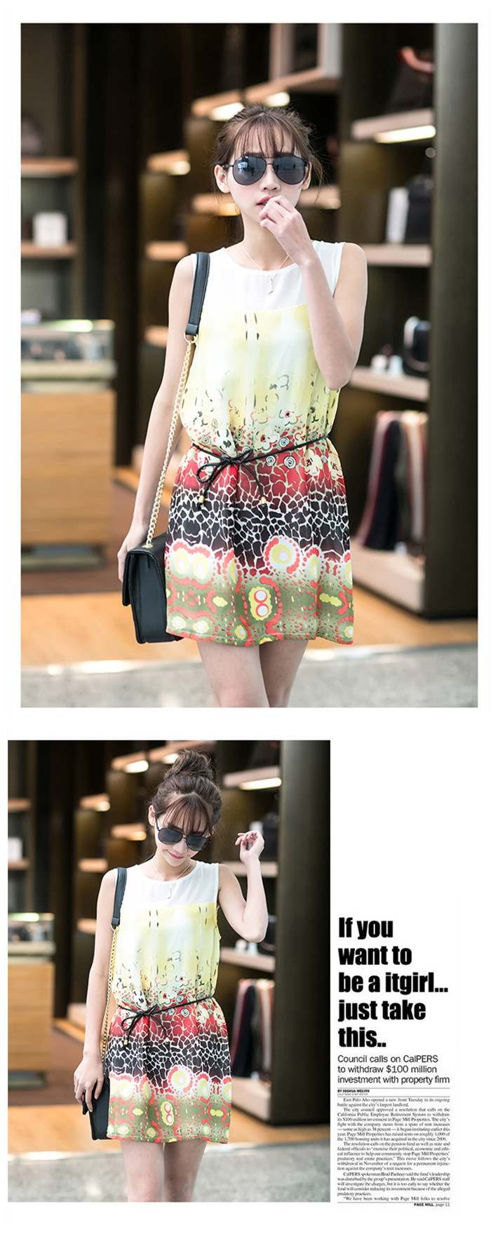 WD5800 Unique Dress Yellow