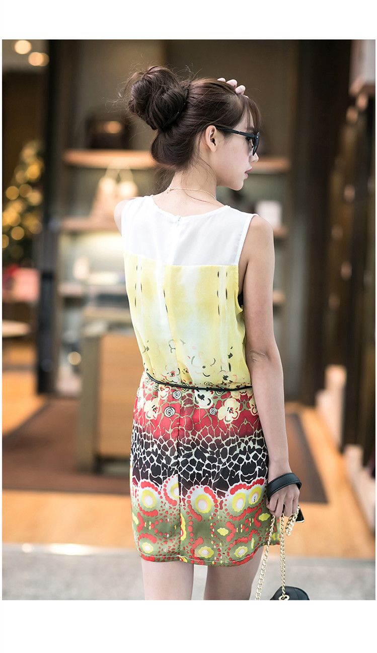 WD5800 Unique Dress Yellow