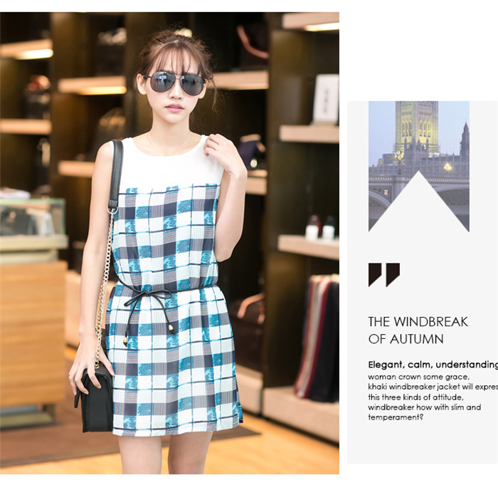 WD5807 Fashion Dress Blue