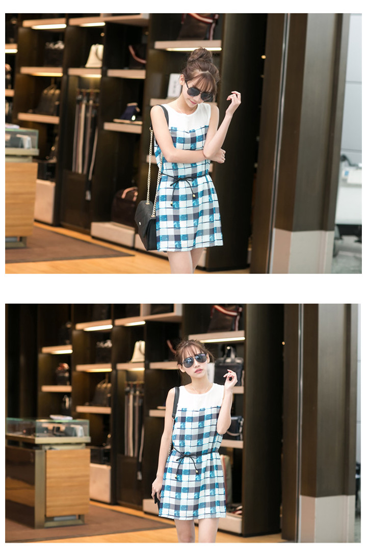 WD5807 Fashion Dress Blue