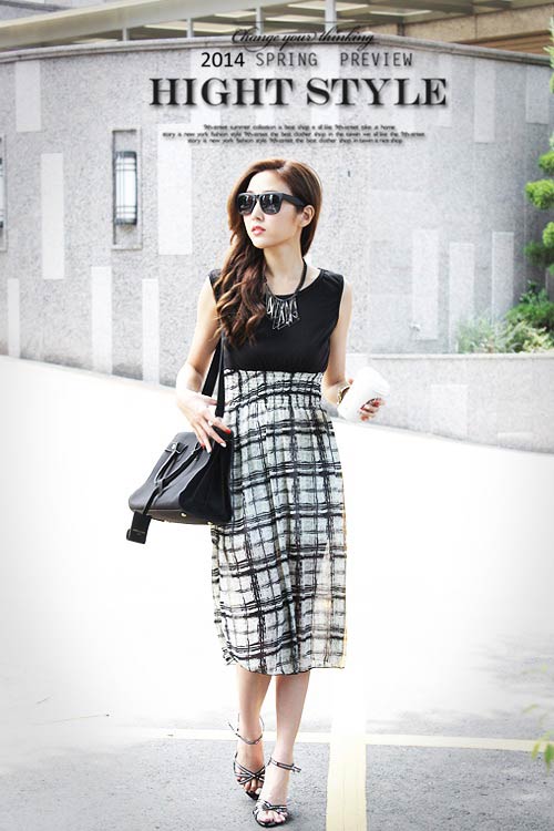 WD5852 Korea Fashion Dress As Picture