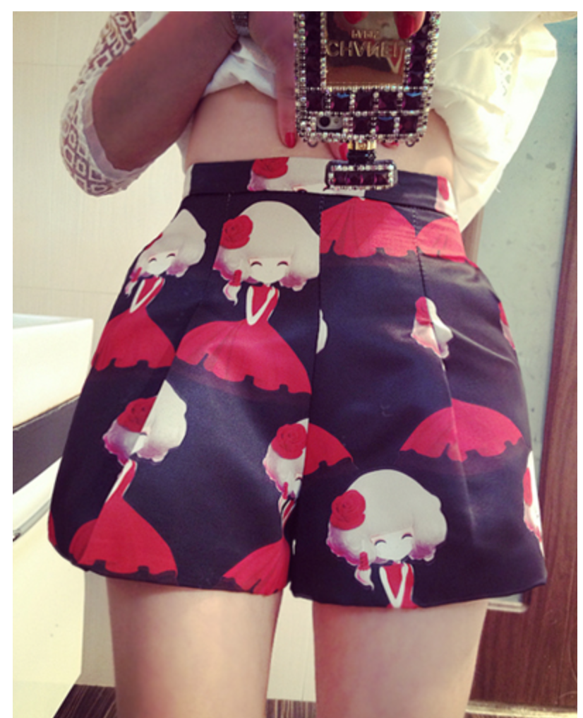 WP5867 Cute Fashion Pant Black