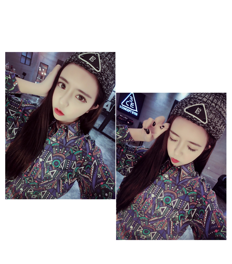 WT5893 Korea Stylish Top Blue
