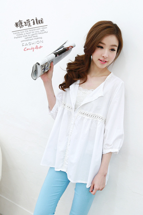 WT5899 Stylish Top White
