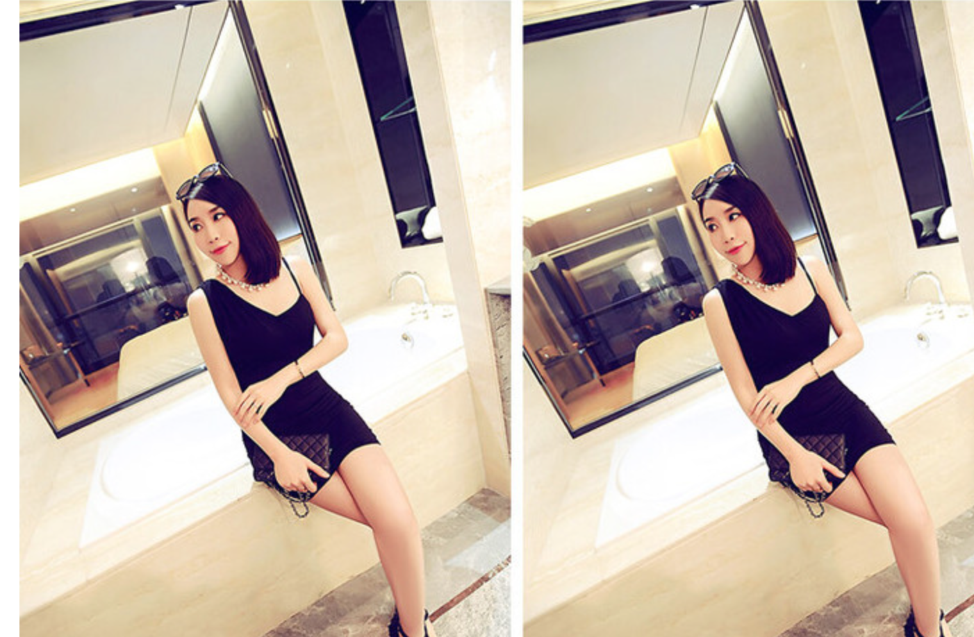 WD5936 Fashion Sexy Dress Black