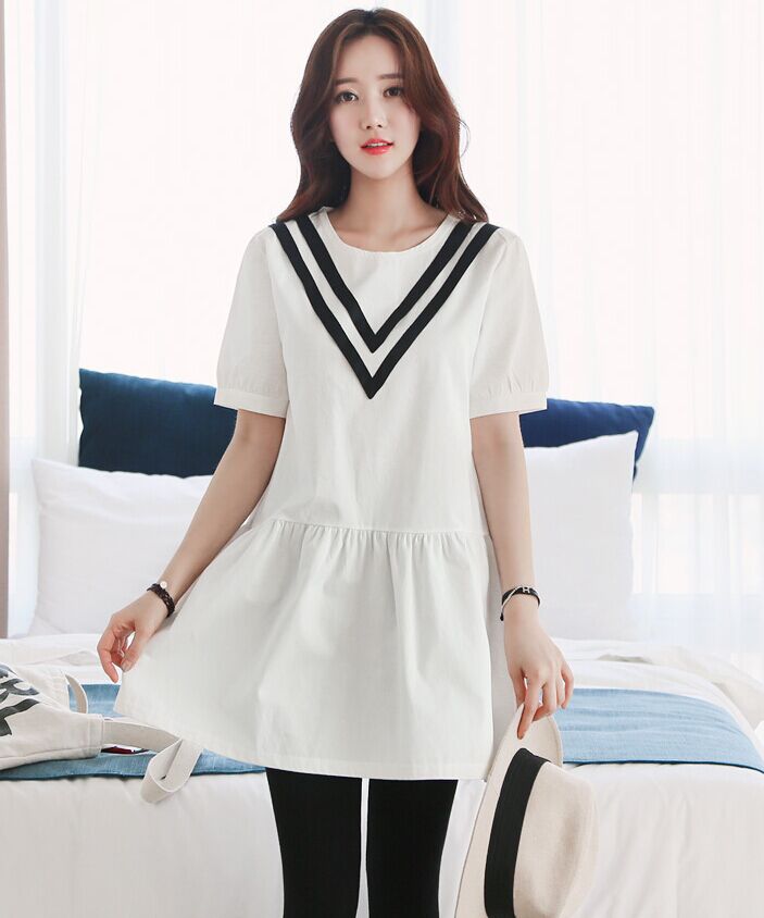 WD5982 Stylish Dress White