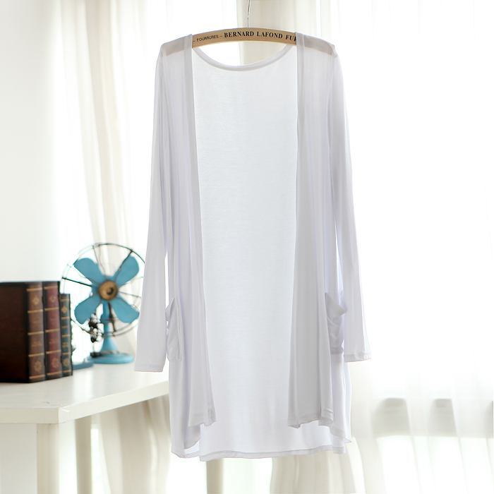 WJ3506 Korea Fashion Cardigan White