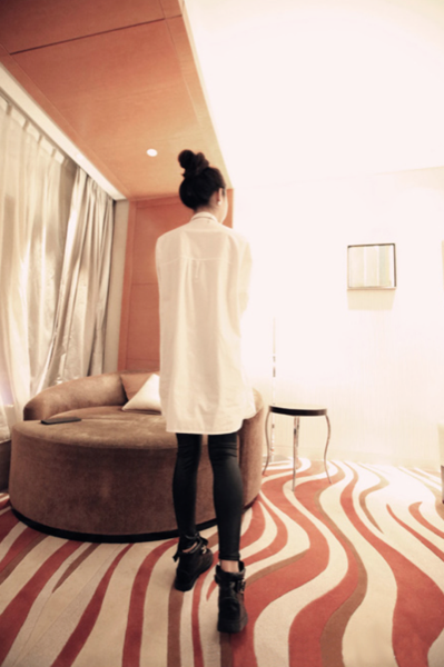 WT6172 Korea Fashion Top White