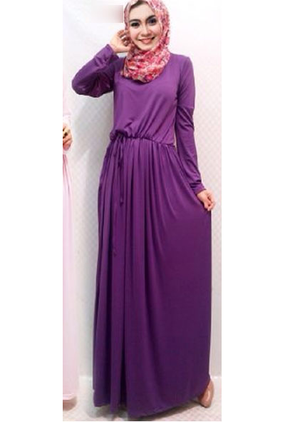 WH1119 Fashion Jubah Purple