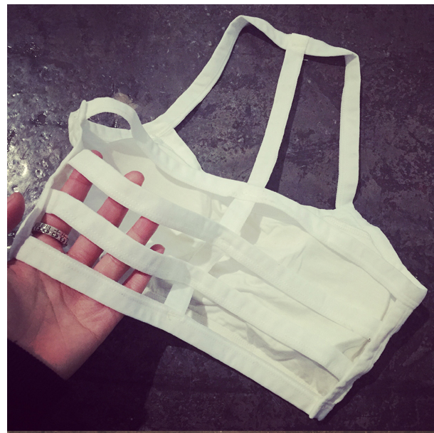 WT6251 Sexy Top White