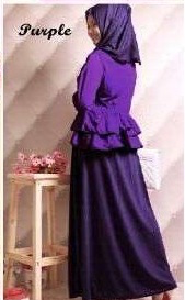 WT1122 Fashion Top and Skirt Purple