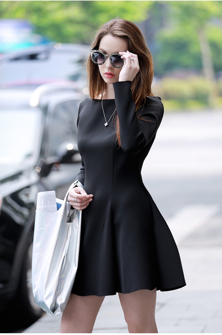 WD6314 Stylish Dress Black
