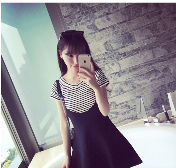 WD6356 Stylish Dress Black
