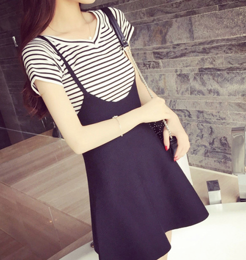 WD6356 Stylish Dress Black