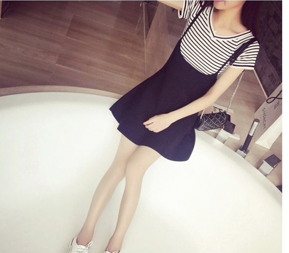 WD6356 Stylish Dress Black
