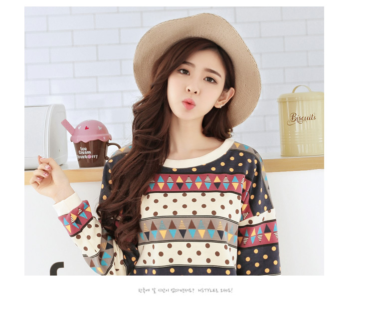 WT6389 Colourful Top Red