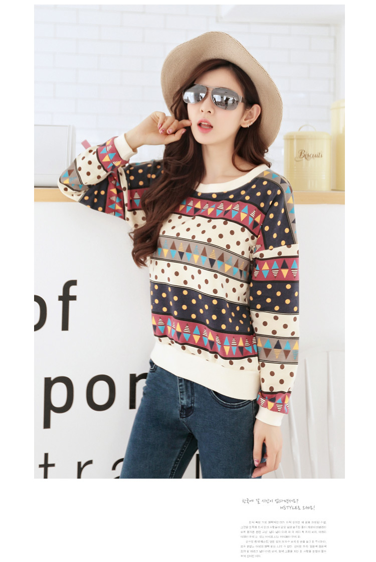 WT6389 Colourful Top Red