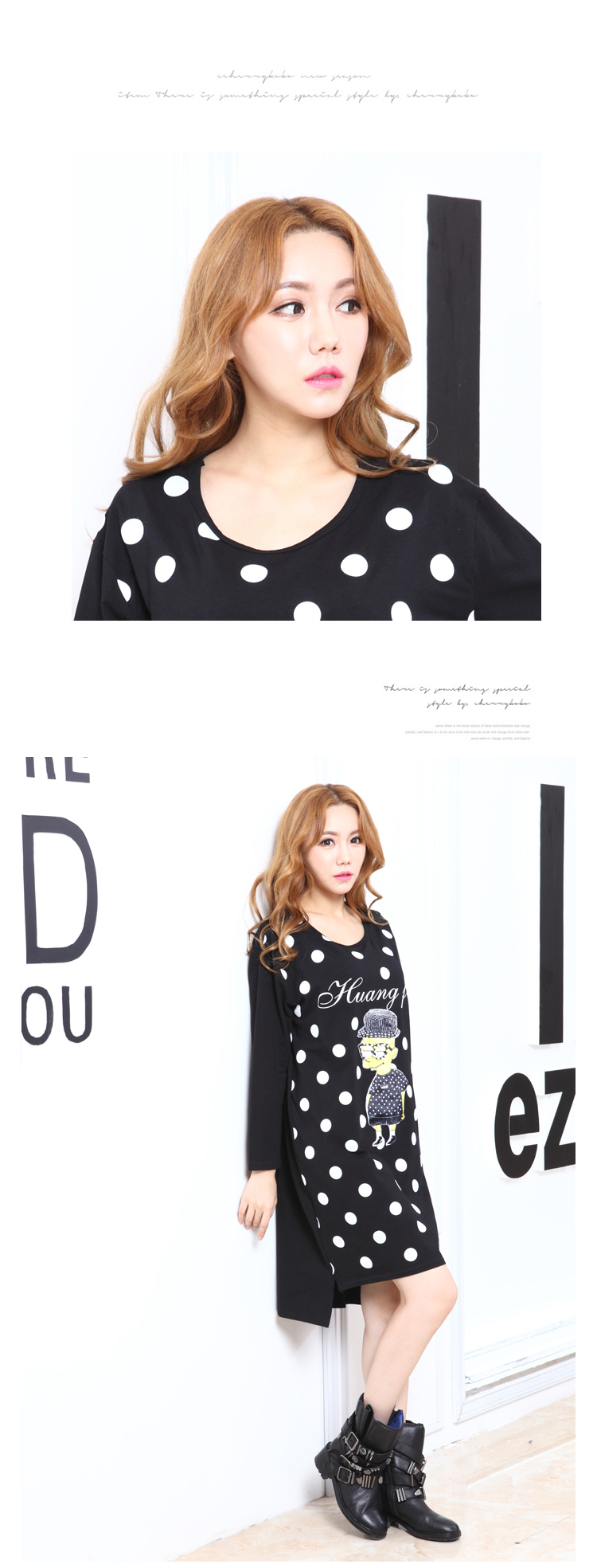 WD6394 Cute Fashion Dress Black