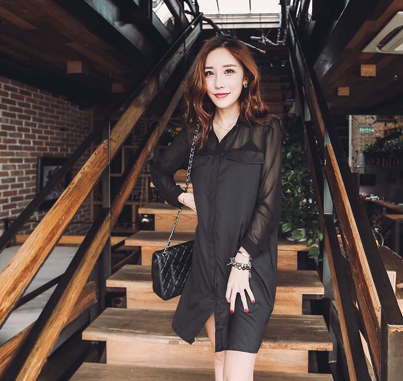 WD6411 Sexy Dress Black