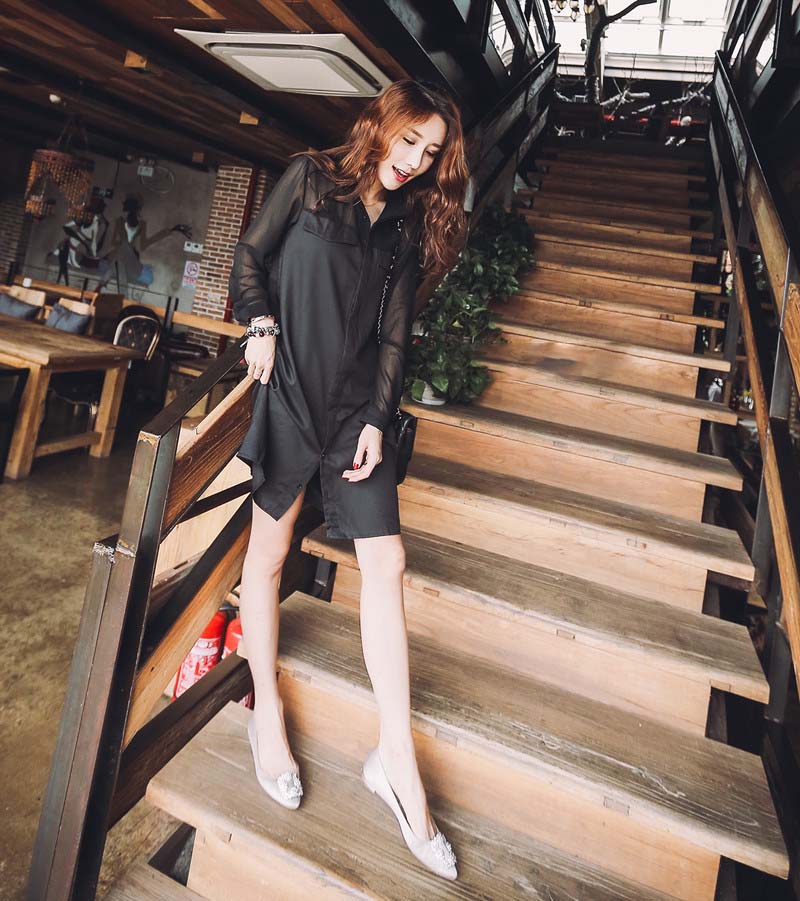 WD6411 Sexy Dress Black