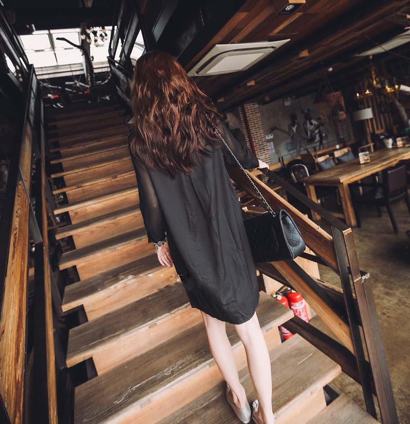 WD6411 Sexy Dress Black