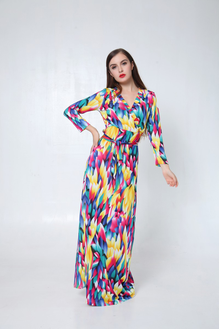 WD6448 Colourful Dress As Picture