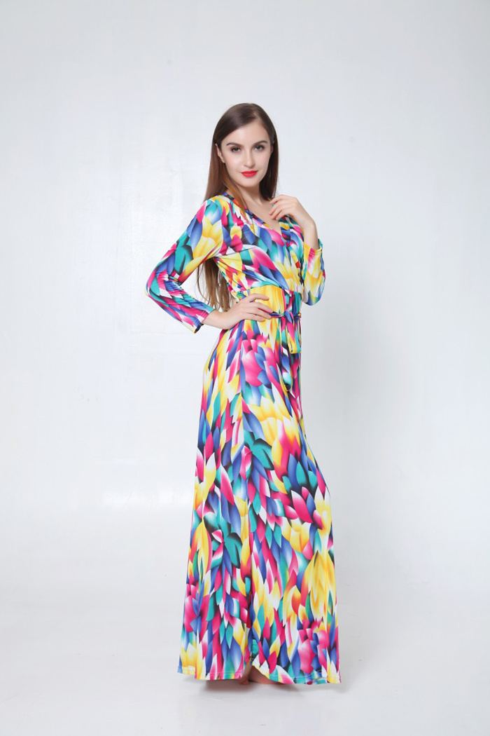 WD6448 Colourful Dress As Picture