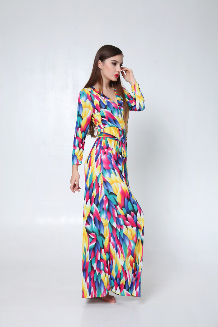 WD6448 Colourful Dress As Picture