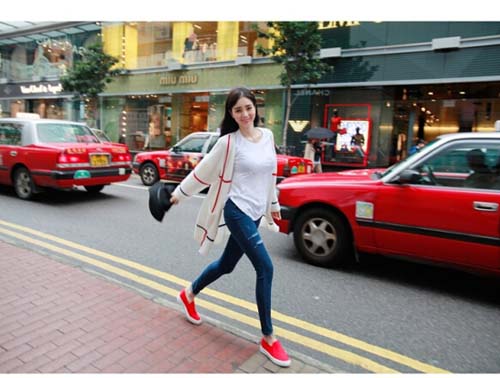 WJ6468 Casual Cardigan Almond