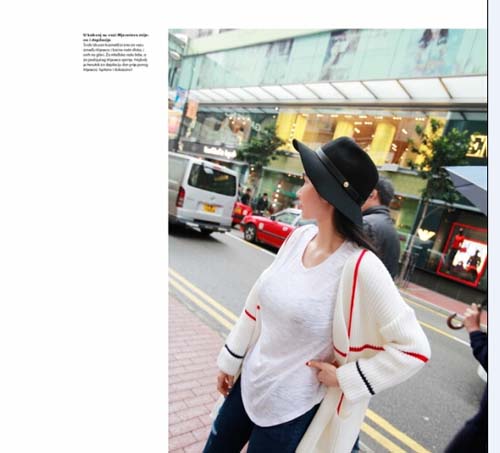 WJ6468 Casual Cardigan Almond