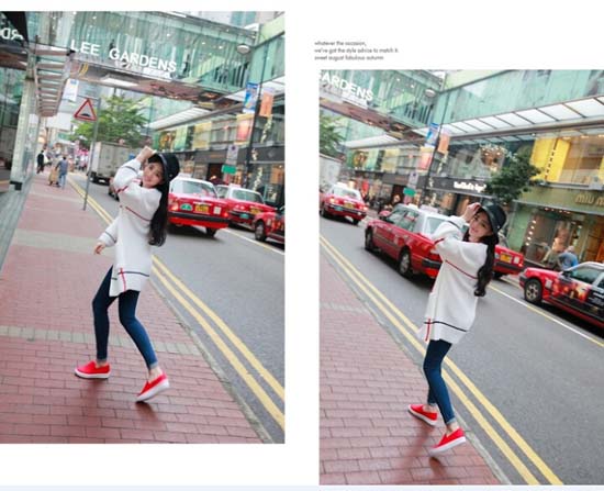 WJ6468 Casual Cardigan Almond