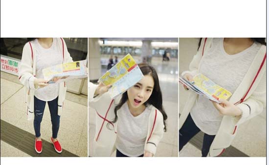 WJ6468 Casual Cardigan Almond