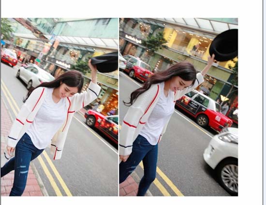 WJ6468 Casual Cardigan Almond