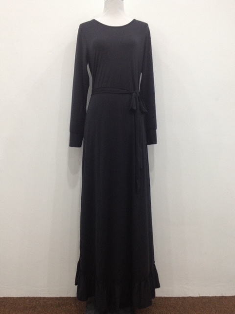 WH1129 Fashion Jubah Black