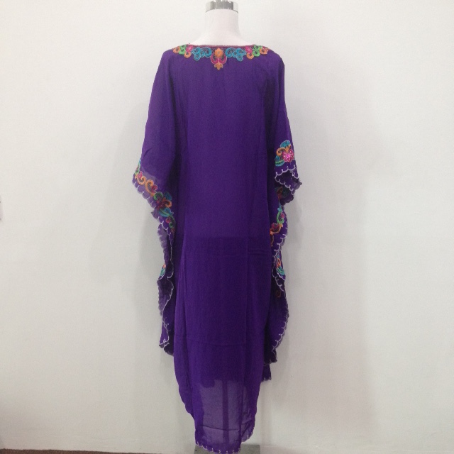WH1132 Fashion Chiffon Jubah Purple
