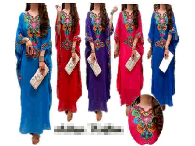 WH1132 Fashion Chiffon Jubah Purple