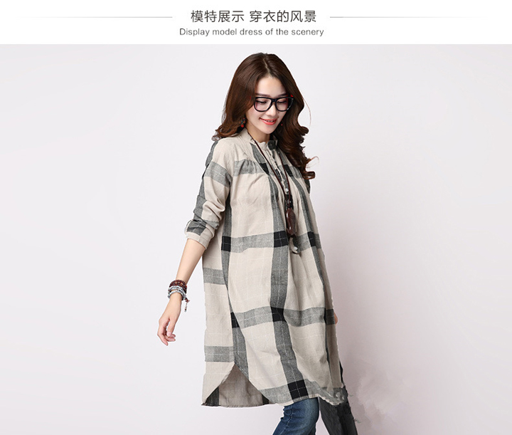 WD6493 Stylish Dress Khaki 