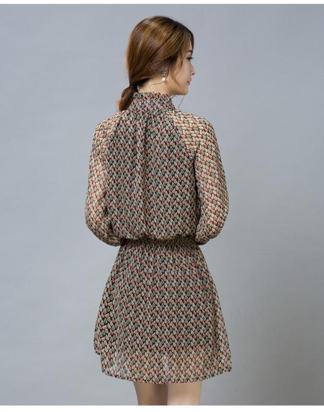 WD6568 Chiffon Dress As Picture
