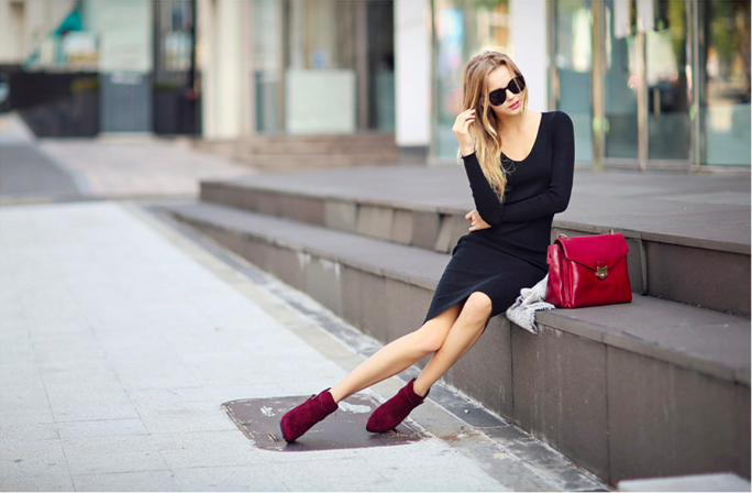 WD6627 Sexy Fashion Dress Black