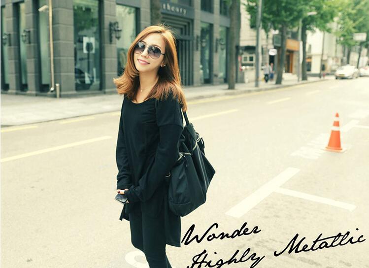 WT6651 Stylish Casual Top Black
