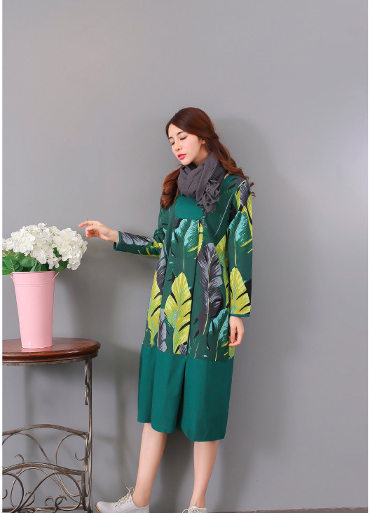 WD6664 Fashion Dress Green