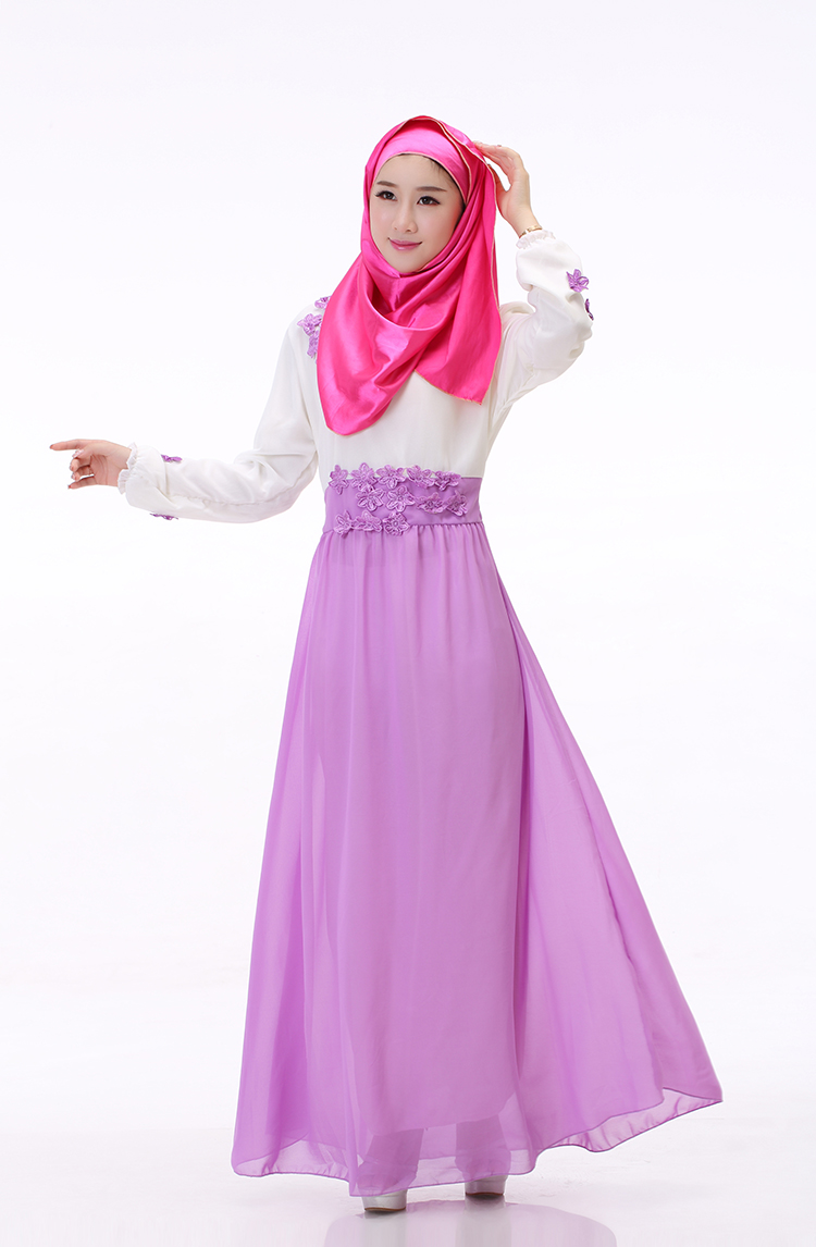 WH3334 Lovely Jubah Purple