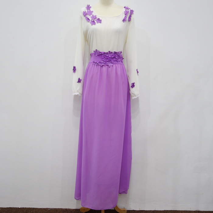 WH3334 Lovely Jubah Purple