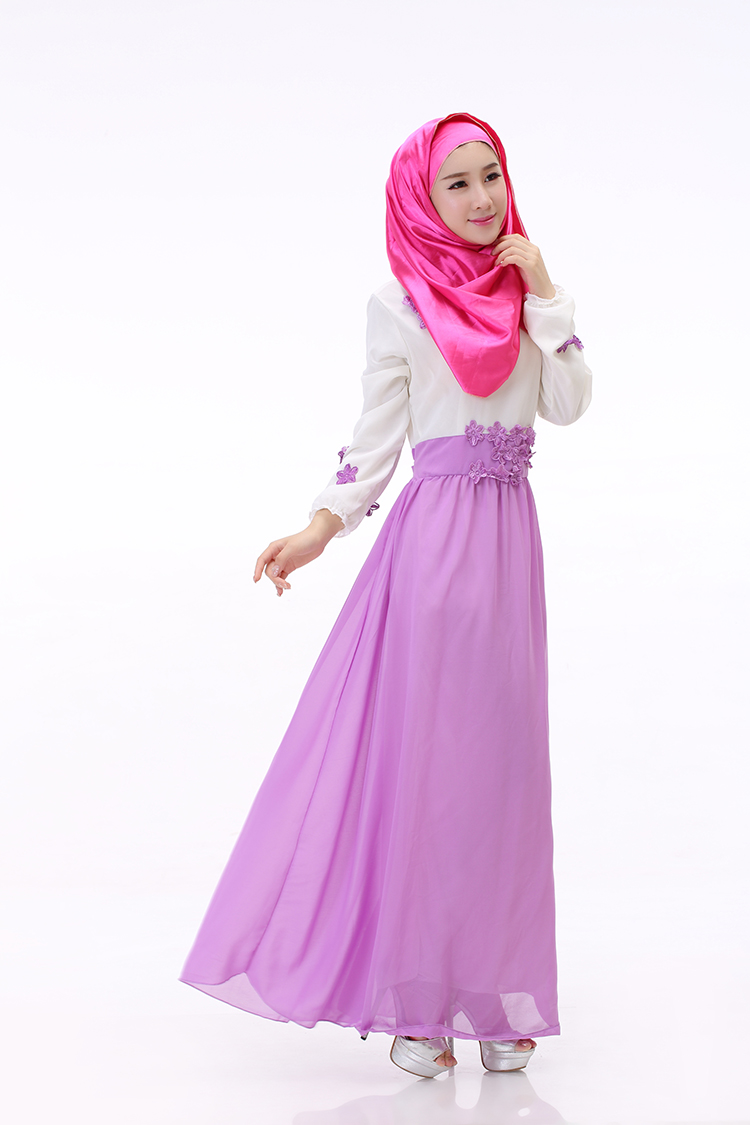 WH3334 Lovely Jubah Purple