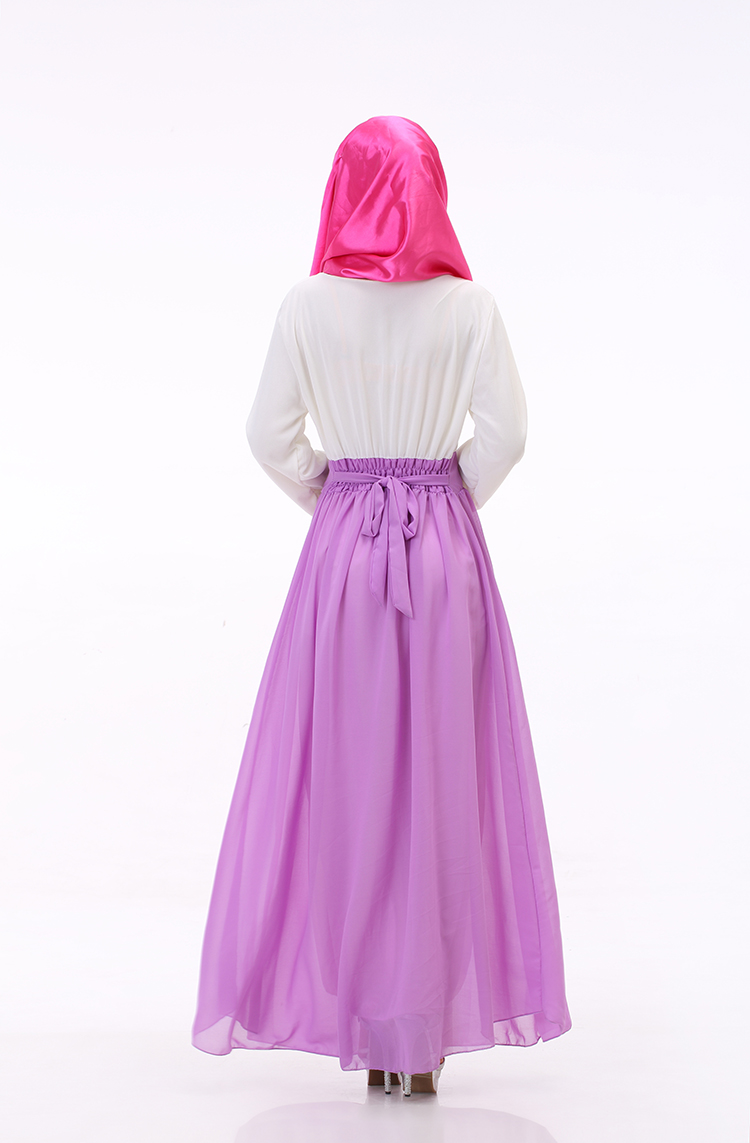 WH3334 Lovely Jubah Purple