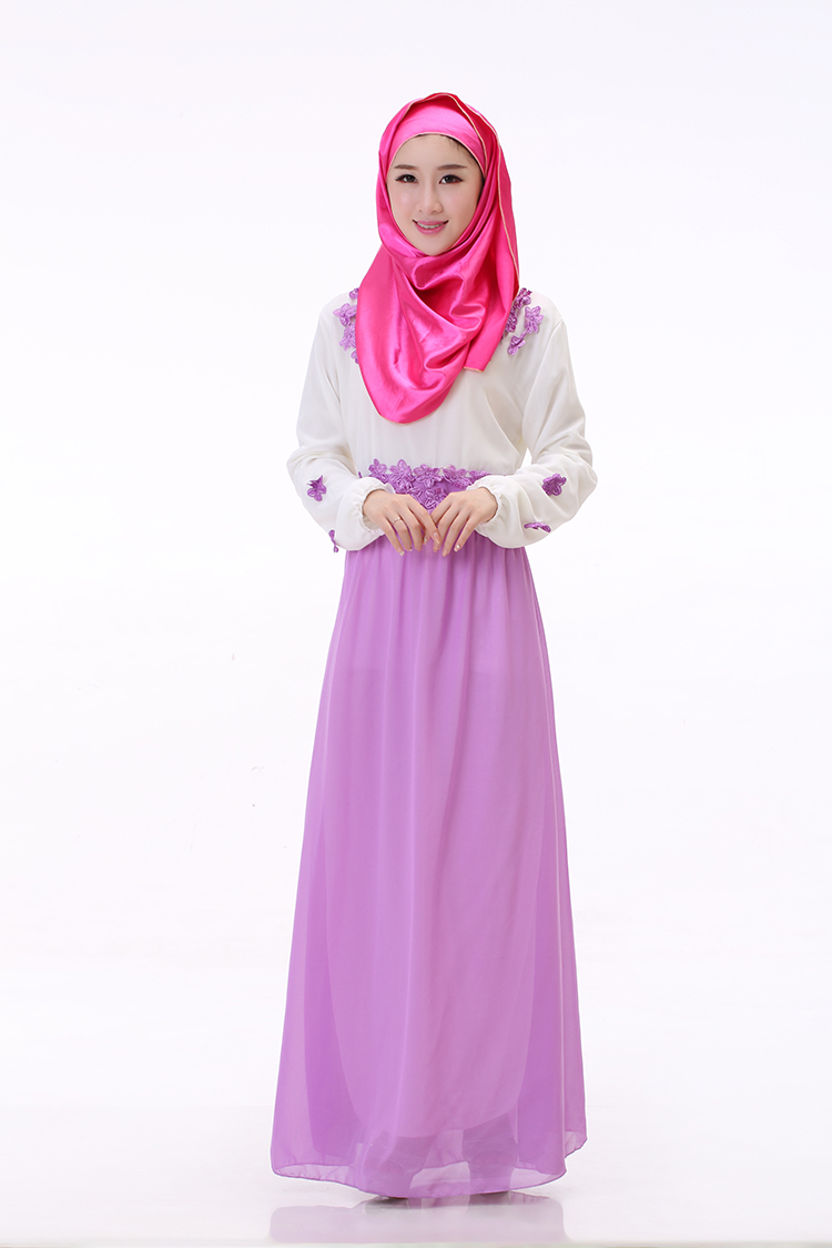 WH3334 Lovely Jubah Purple