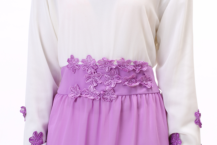 WH3334 Lovely Jubah Purple