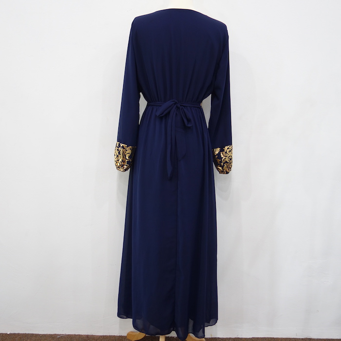 WH3337 Charming Jubah Dark Blue