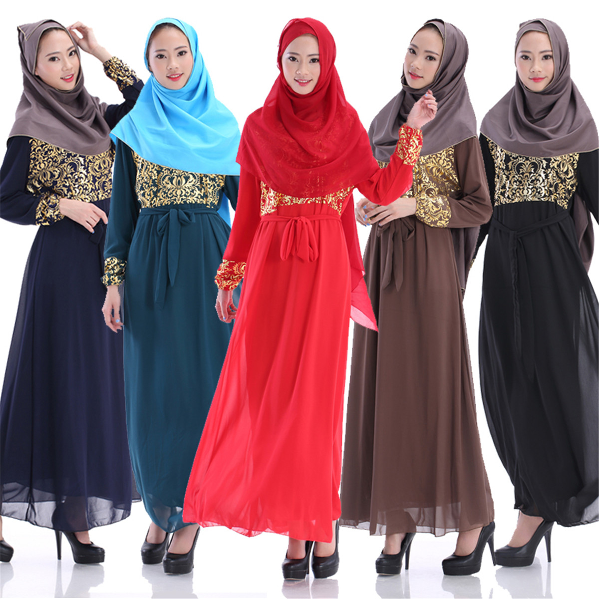 WH3337 Charming Jubah Dark Blue